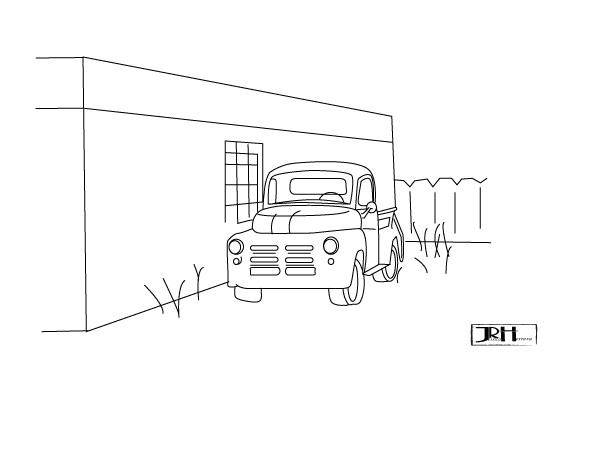 no-variation-line-art-truck