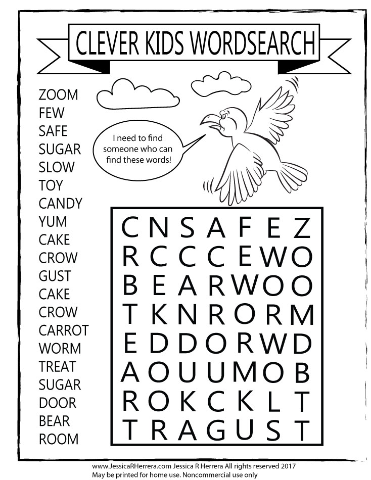 Word Search Shelly’s Sweet Tooth